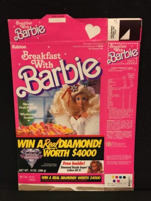 empty barbie box